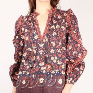 Ulla Johnson Azalea Blouse - Midnight